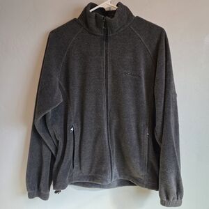 Columbia Sportswear Women's Dark Gray Zip Up Fleece, Size M